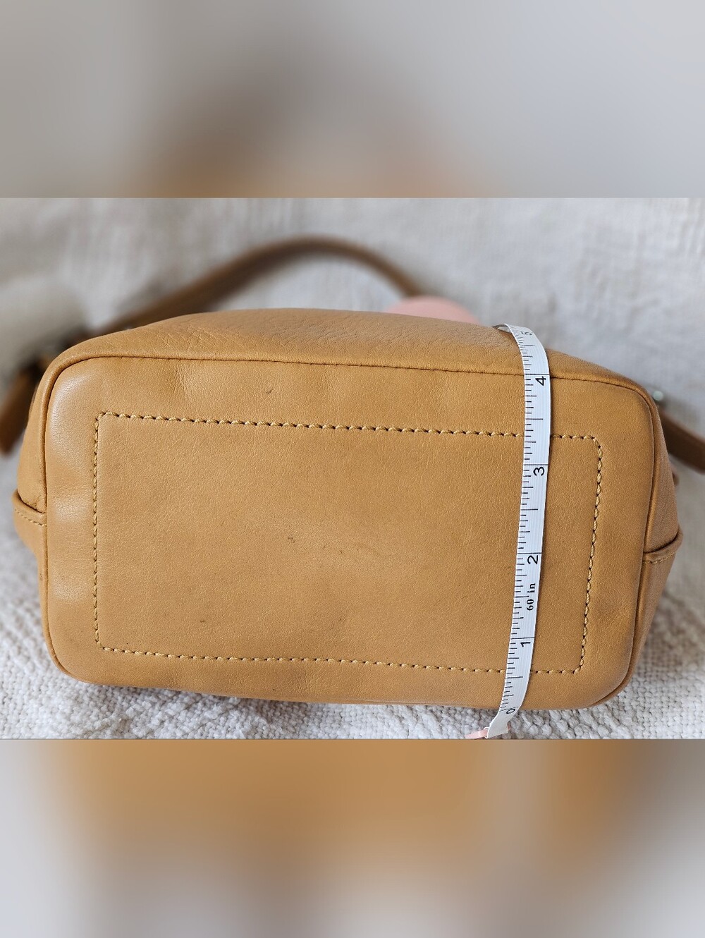 Vintage Coach Tan Leather Shoulder Hobo Bag - Picture 11 of 16
